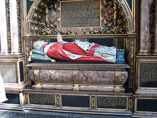 Tombe d'Anne Stanhope à l'abbaye de Westminster